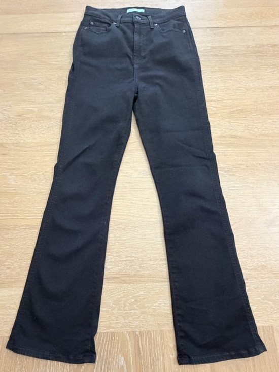 7 For All Mankind Pants - 7 For All Mankind Black Bootcut Jeans - Flared Hem